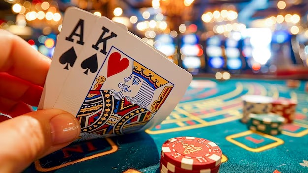 spin online mobile app interface showing live blackjack table and sportsbook markets